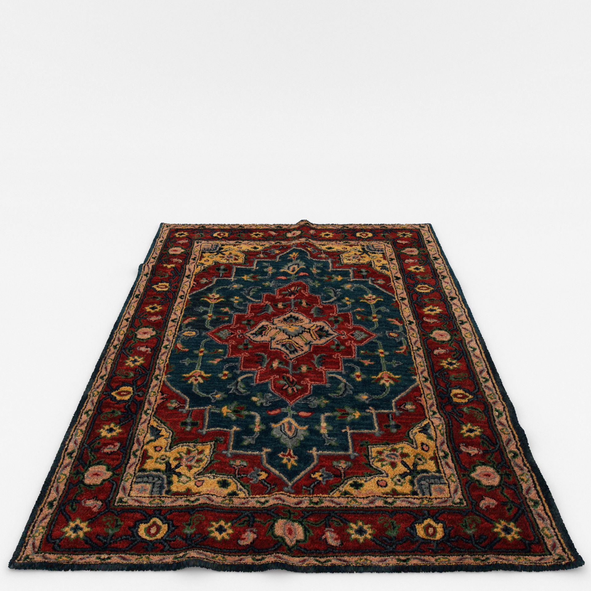 Rugs No 755 Low-poly 3D model_4