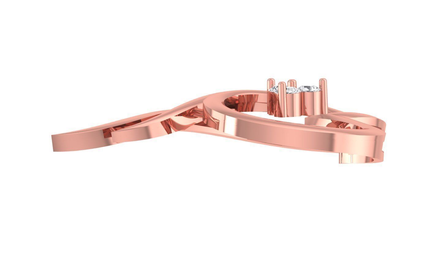 Heart Pendants 3dm STL OBJ FBX Renders Details 3D print model_2