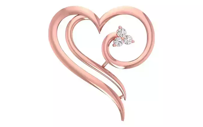 Heart Pendants 3dm STL OBJ FBX Renders Details