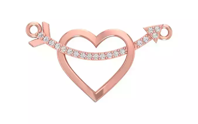 Heart Pendants 3dm STL OBJ FBX Renders Details