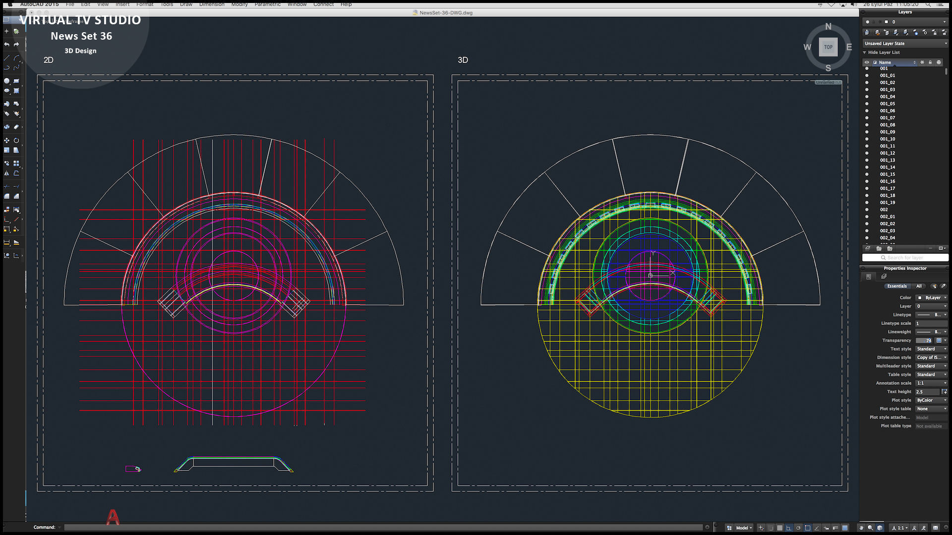 Virtual TV Studio Sets - Collection Vol 14 - 4 PCS DESIGN 3D model_28