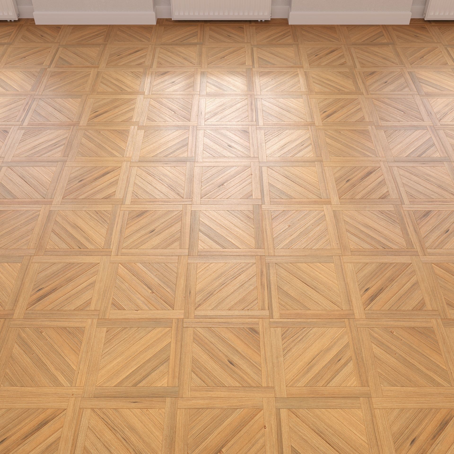 Parquet - Laminate - Wooden floor 3 in 1 Low-poly 3D model_6