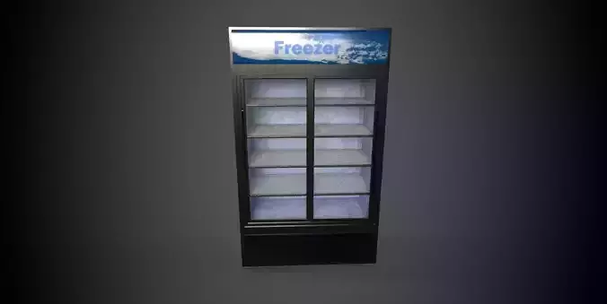 Cold Mashine Low-poly 3D model