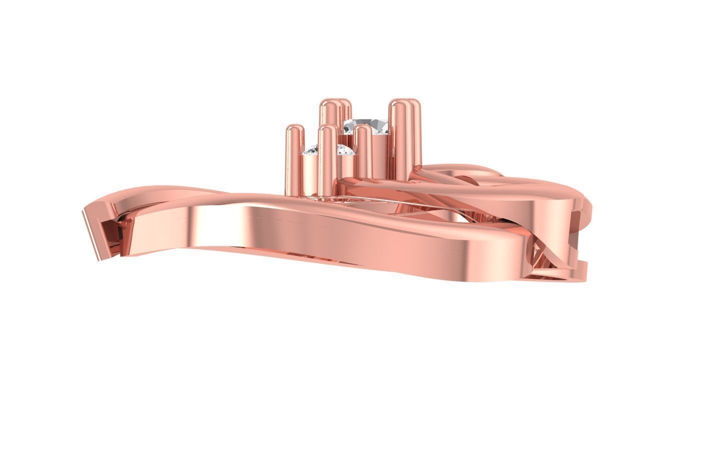 Heart Pendants 3dm STL OBJ FBX Renders Details 3D print model_2