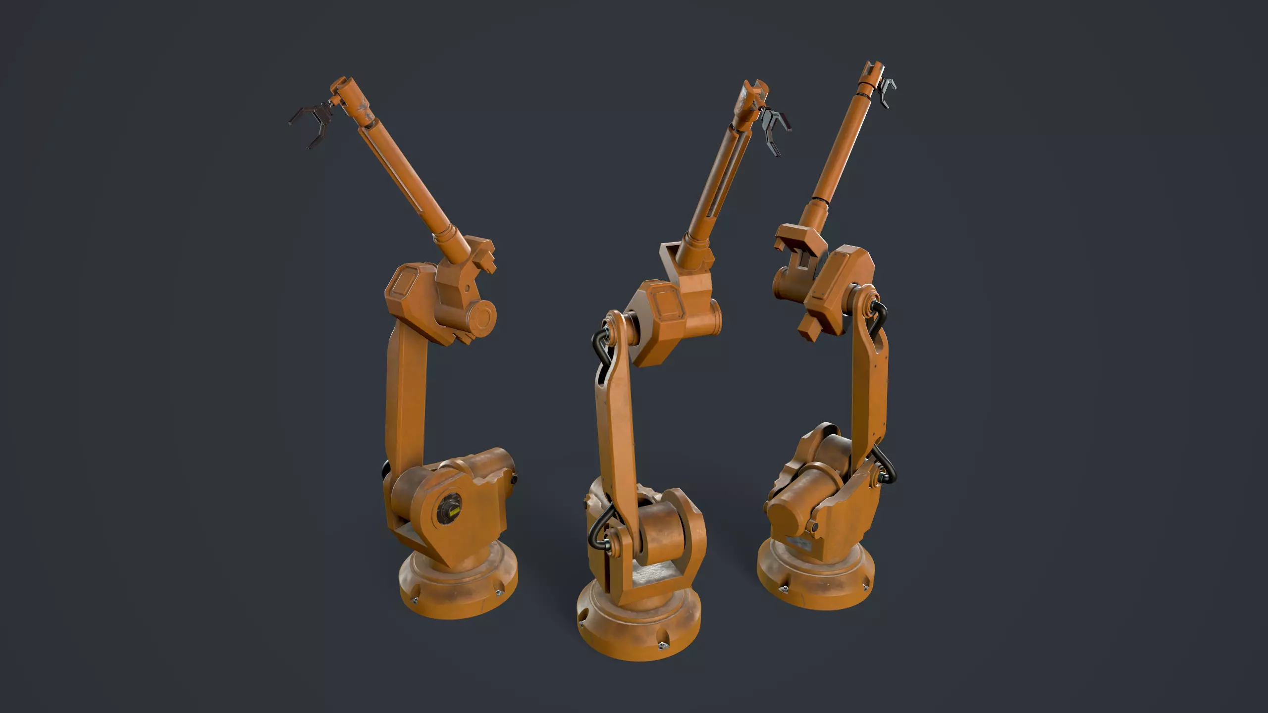 Factory robotic machine 3D model