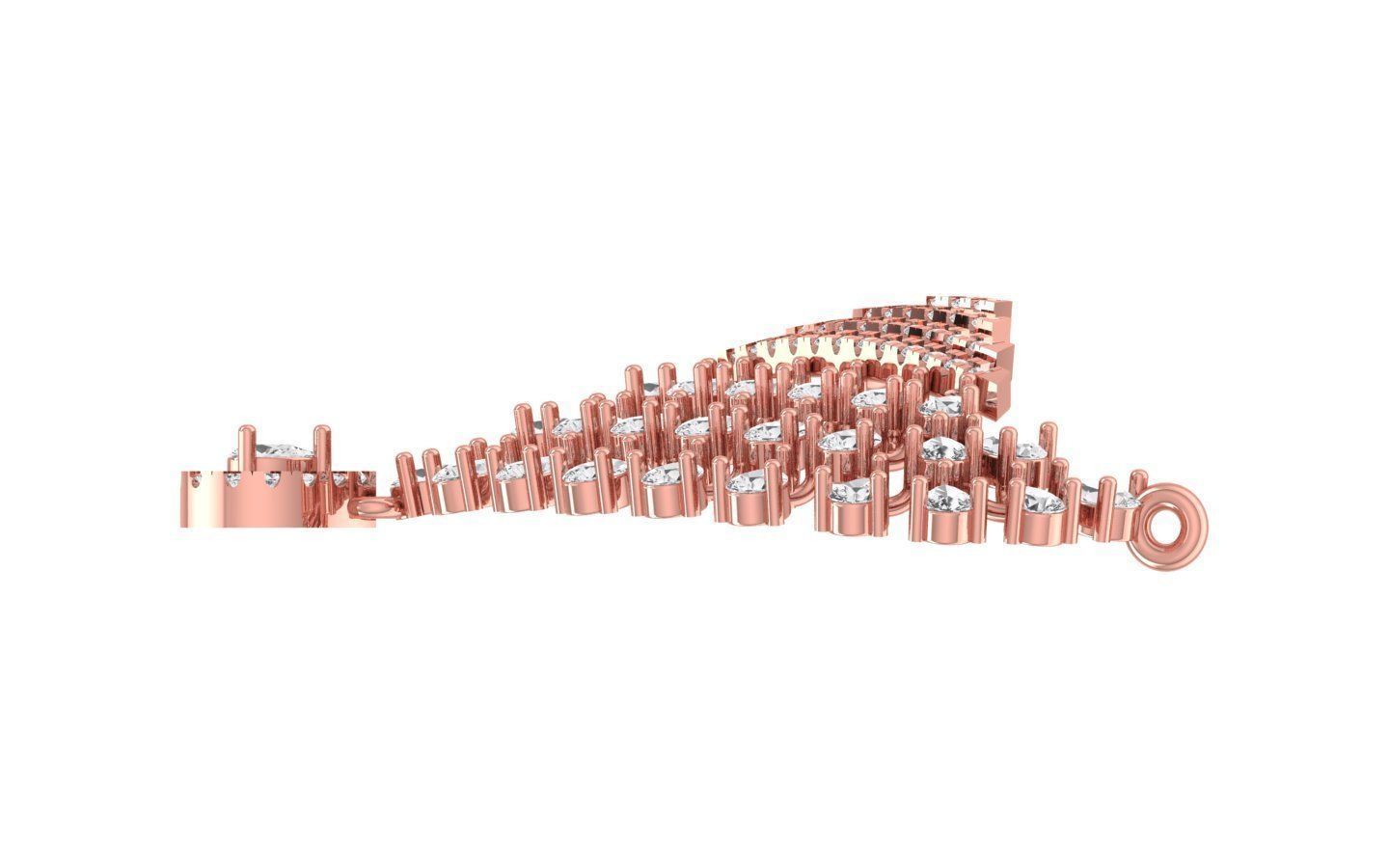 Women Pendants Necklace 3dm STL OBJ FBX Renders Details 3D print model_1