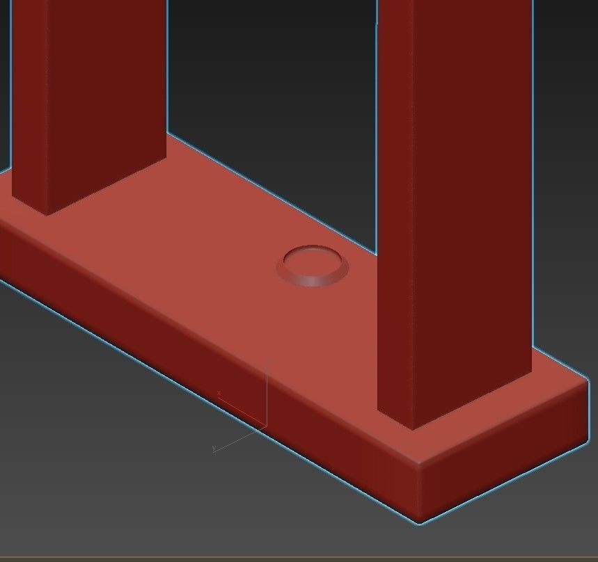 DESK CANOPY 3D model_4