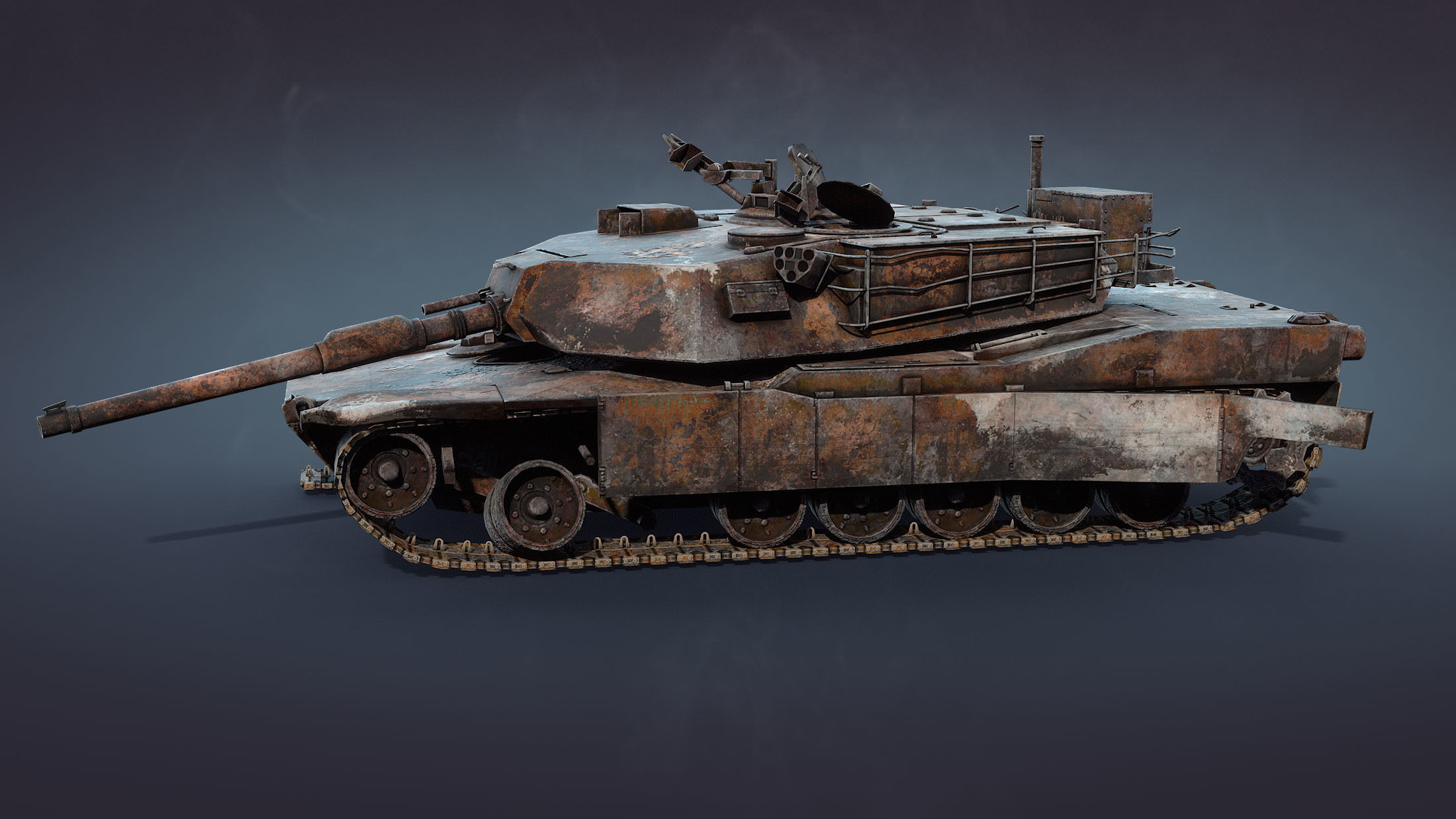 M1 Abrams Tank Set 3D Model Collection_20