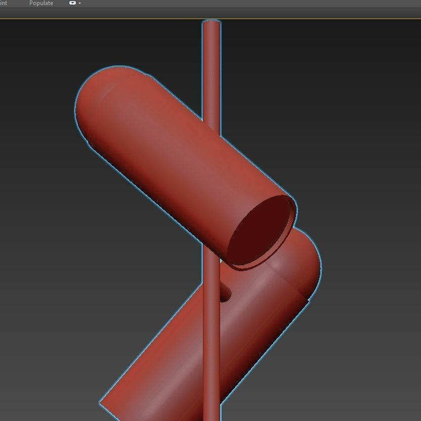 HYBRID floor lamp 3D model_5