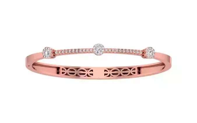 Women Tiny Minimalist Bracelet 3dm STL OBJ FBX Renders Details