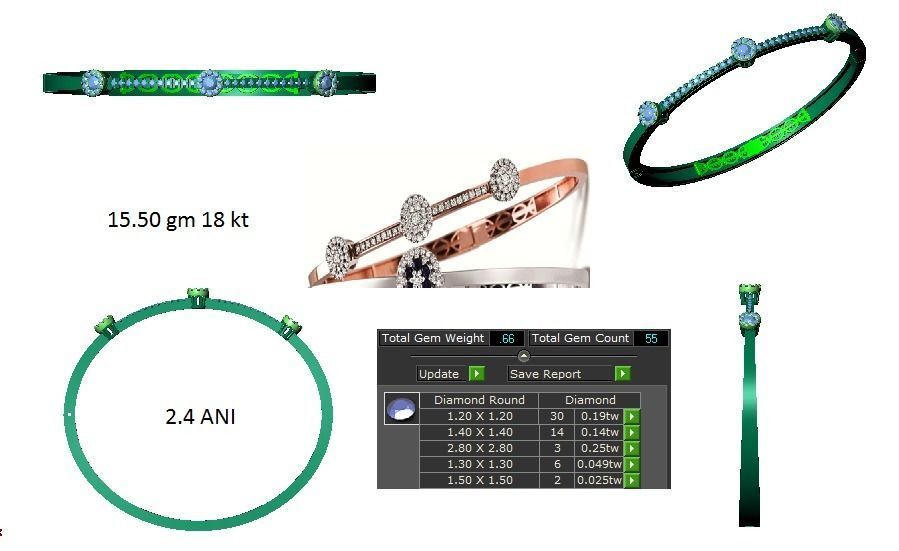 Women Tiny Minimalist Bracelet 3dm STL OBJ FBX Renders Details 3D print model_3