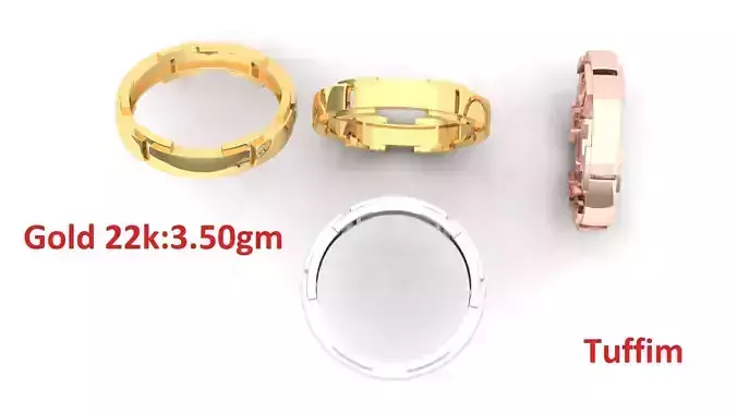  Plain Band ring 1 3D print model