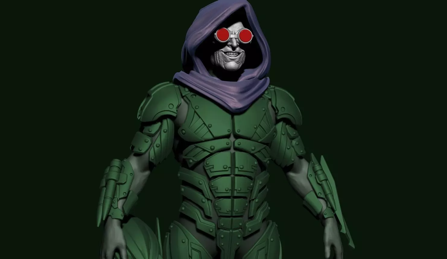 green goblin armor 3D print model_0