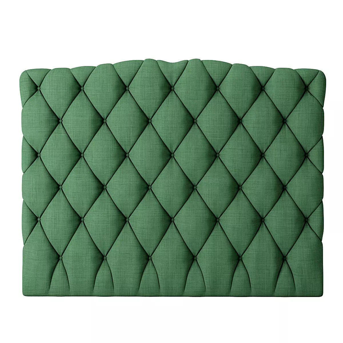 Headboard 2 upholstered 3D model_0