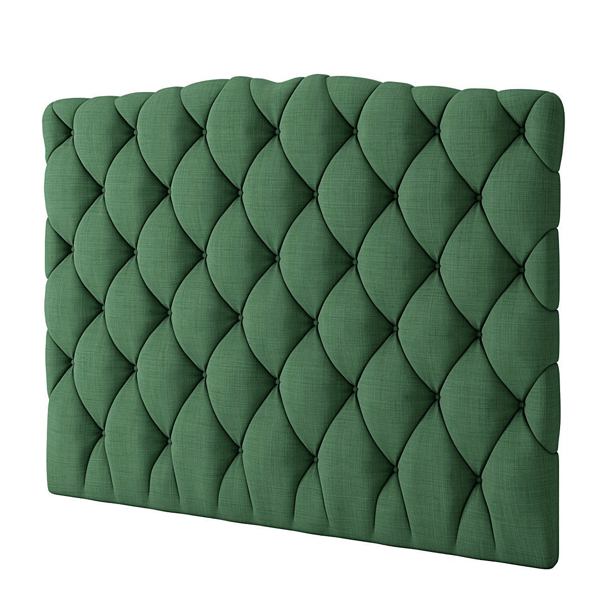 Headboard 2 upholstered 3D model_1
