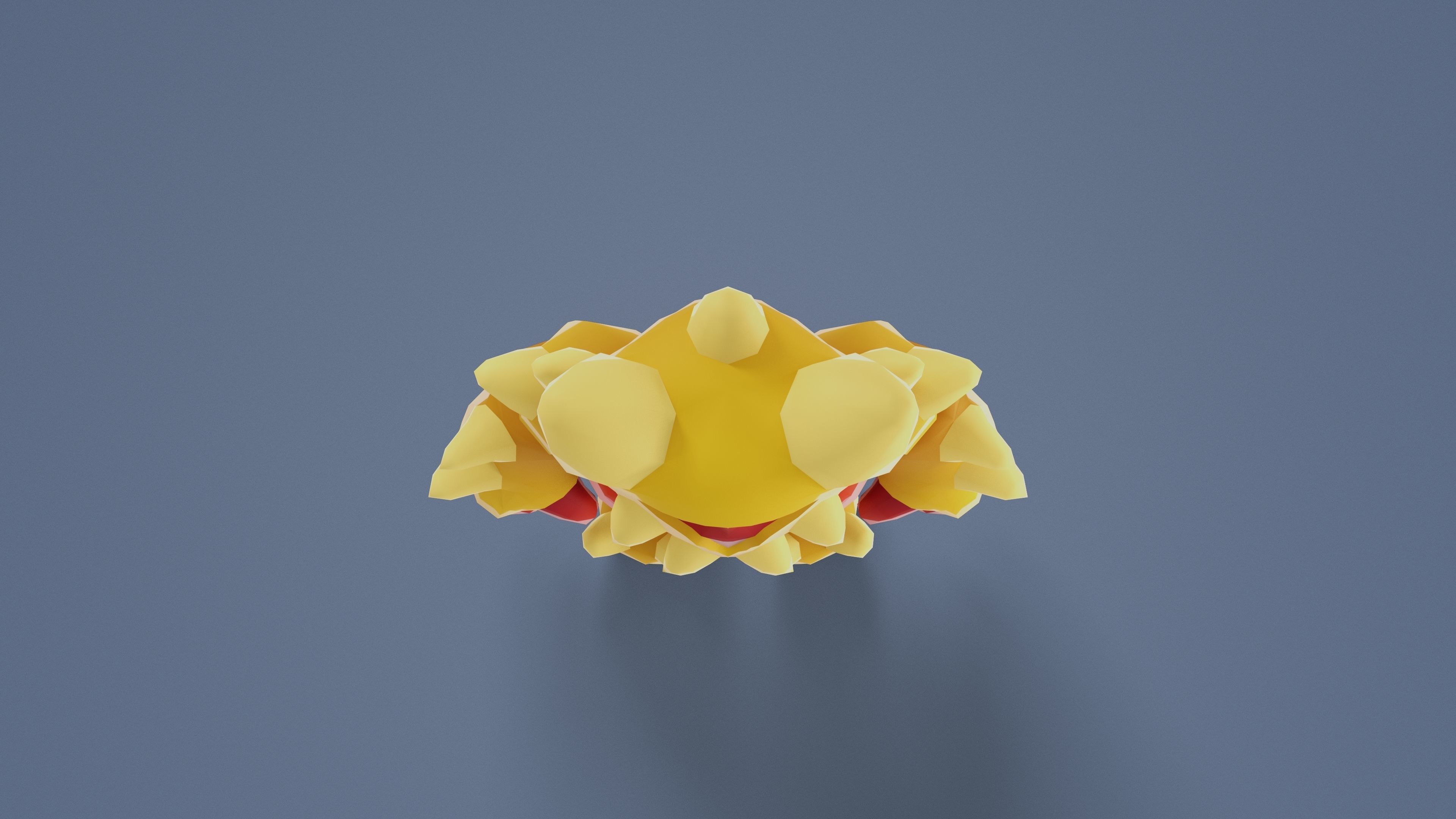 Cartoon Characters - Big Armored Warrior Low-poly 3D model_13