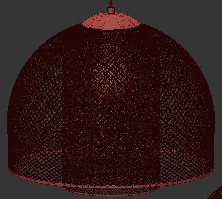 VANTA mesh pendant lamp 3D model_2