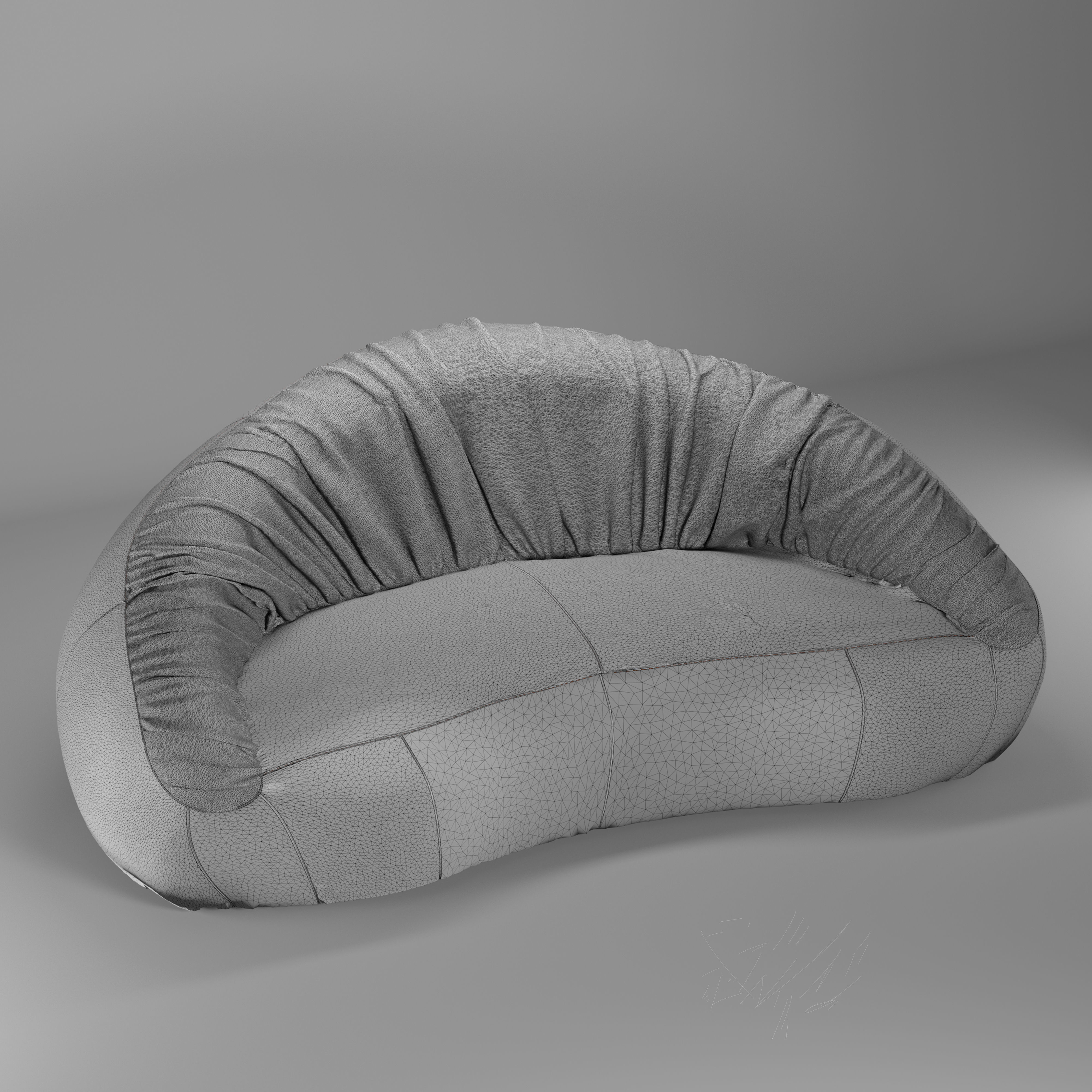 pangolin sofa by egg designs 3D model_9