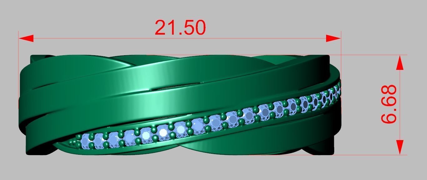 Ring 3D model 0216 3D printable model7 3D print model_12