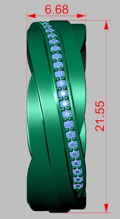 Ring 3D model 0216 3D printable model7 3D print model_13