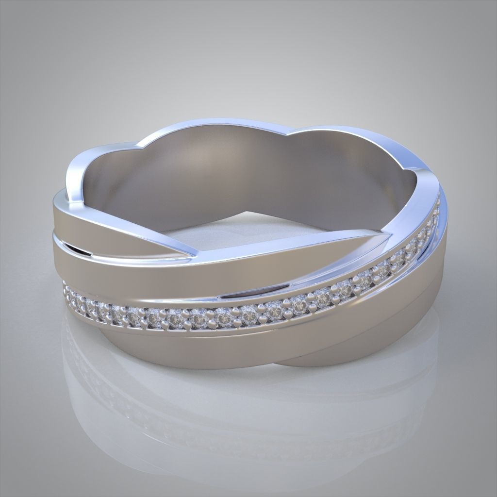 Ring 3D model 0216 3D printable model7 3D print model_9