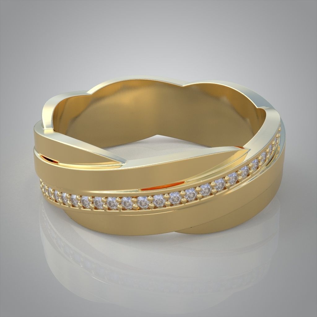 Ring 3D model 0216 3D printable model7 3D print model_8