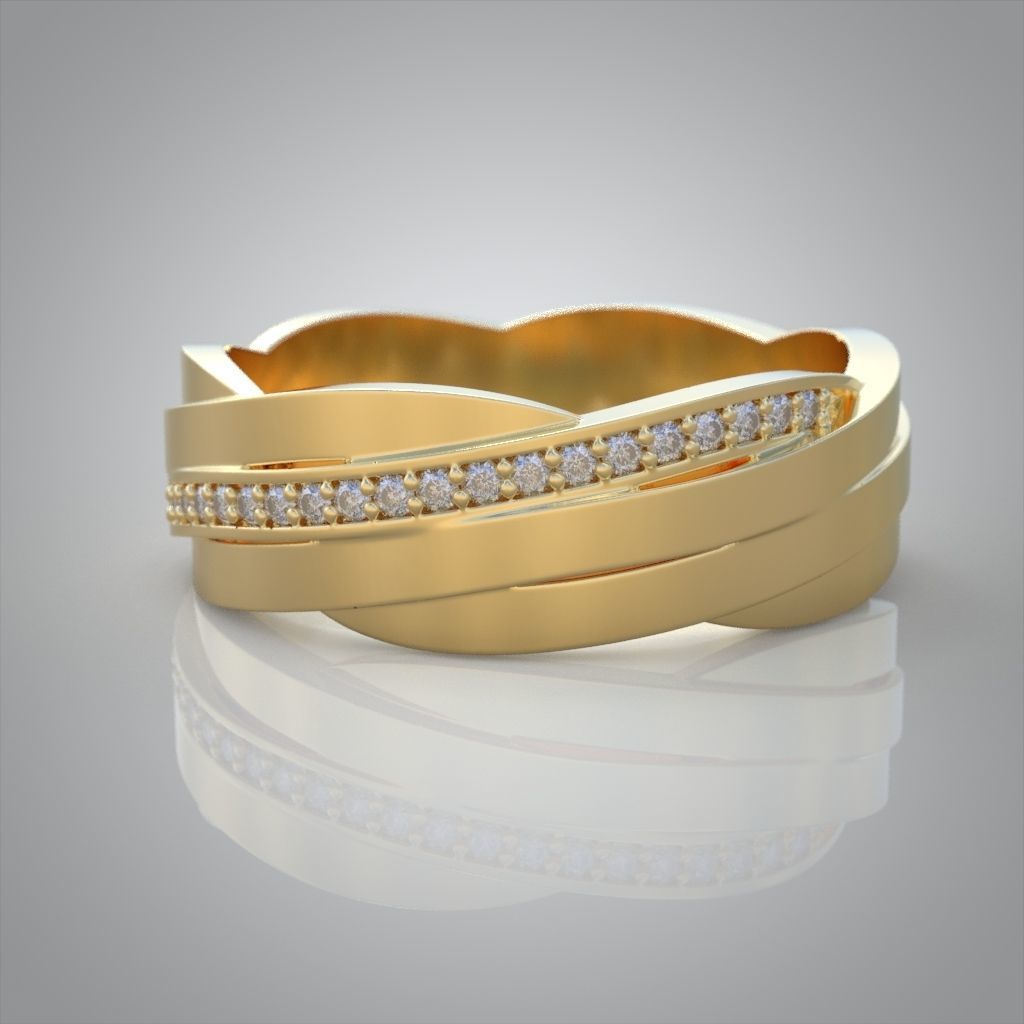 Ring 3D model 0216 3D printable model7 3D print model_1