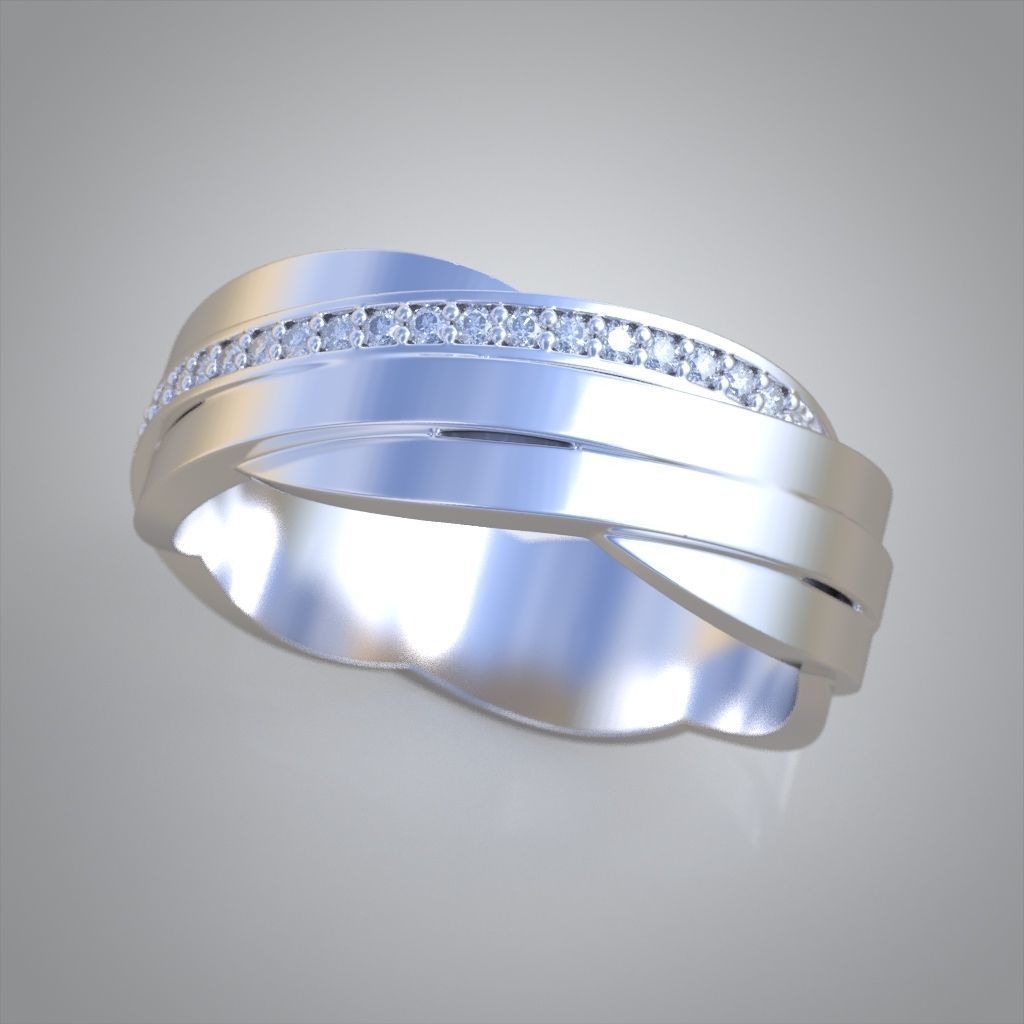Ring 3D model 0216 3D printable model7 3D print model_3