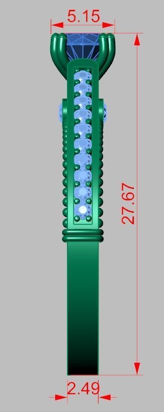 Ring 3D model 0217 3D printable model25ol 3D print model_19