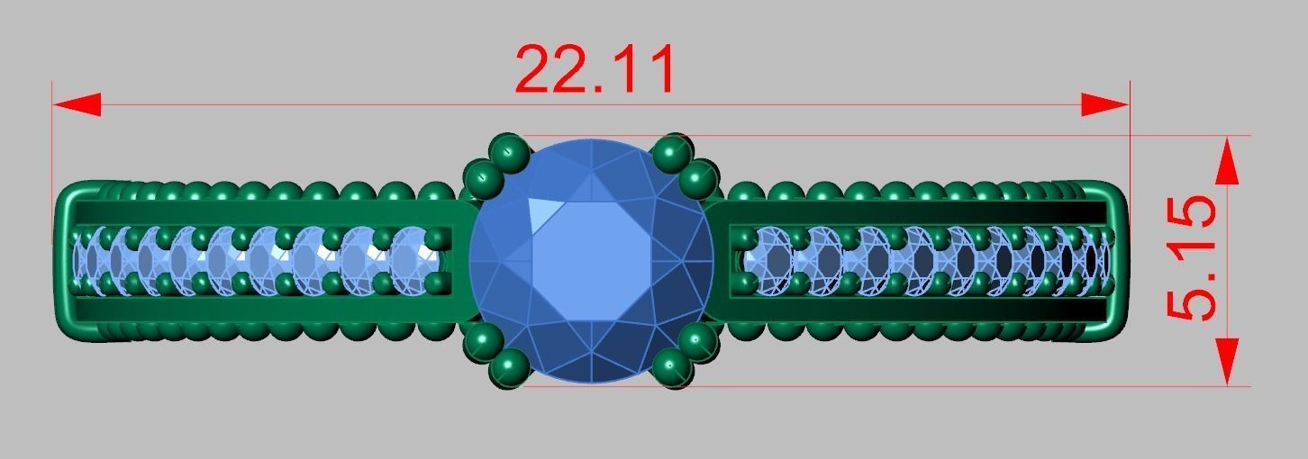 Ring 3D model 0217 3D printable model25ol 3D print model_15