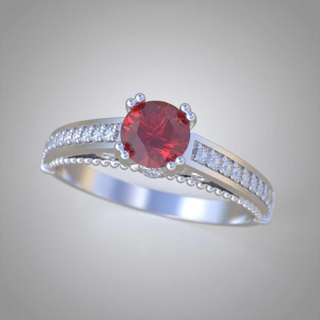 Ring 3D model 0217 3D printable model25ol 3D print model_1