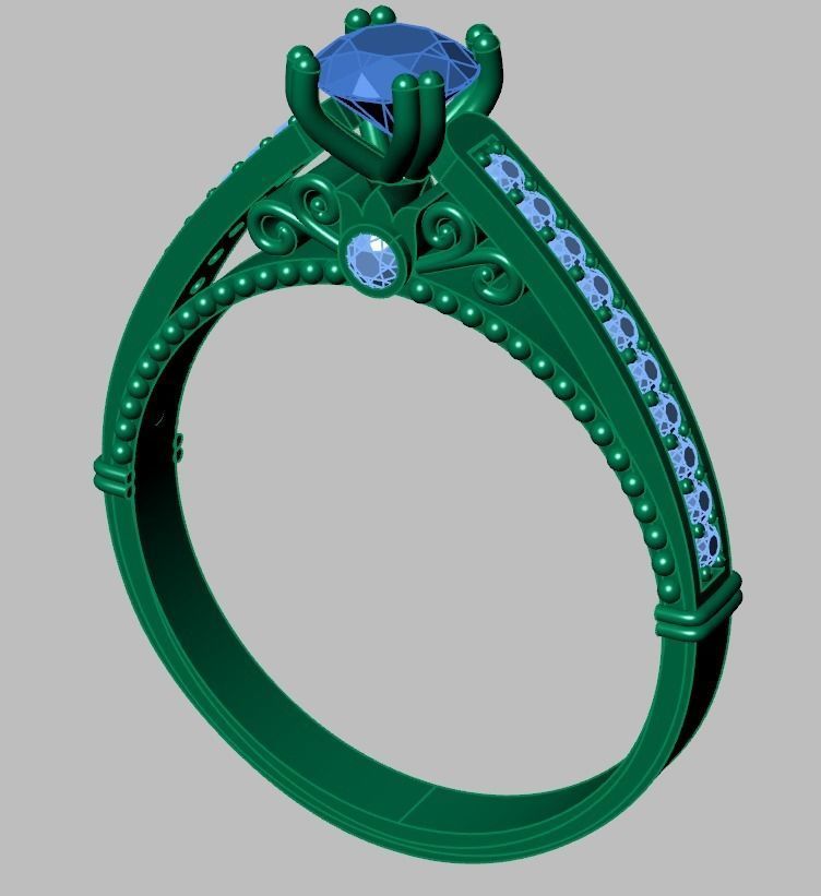 Ring 3D model 0217 3D printable model25ol 3D print model_16