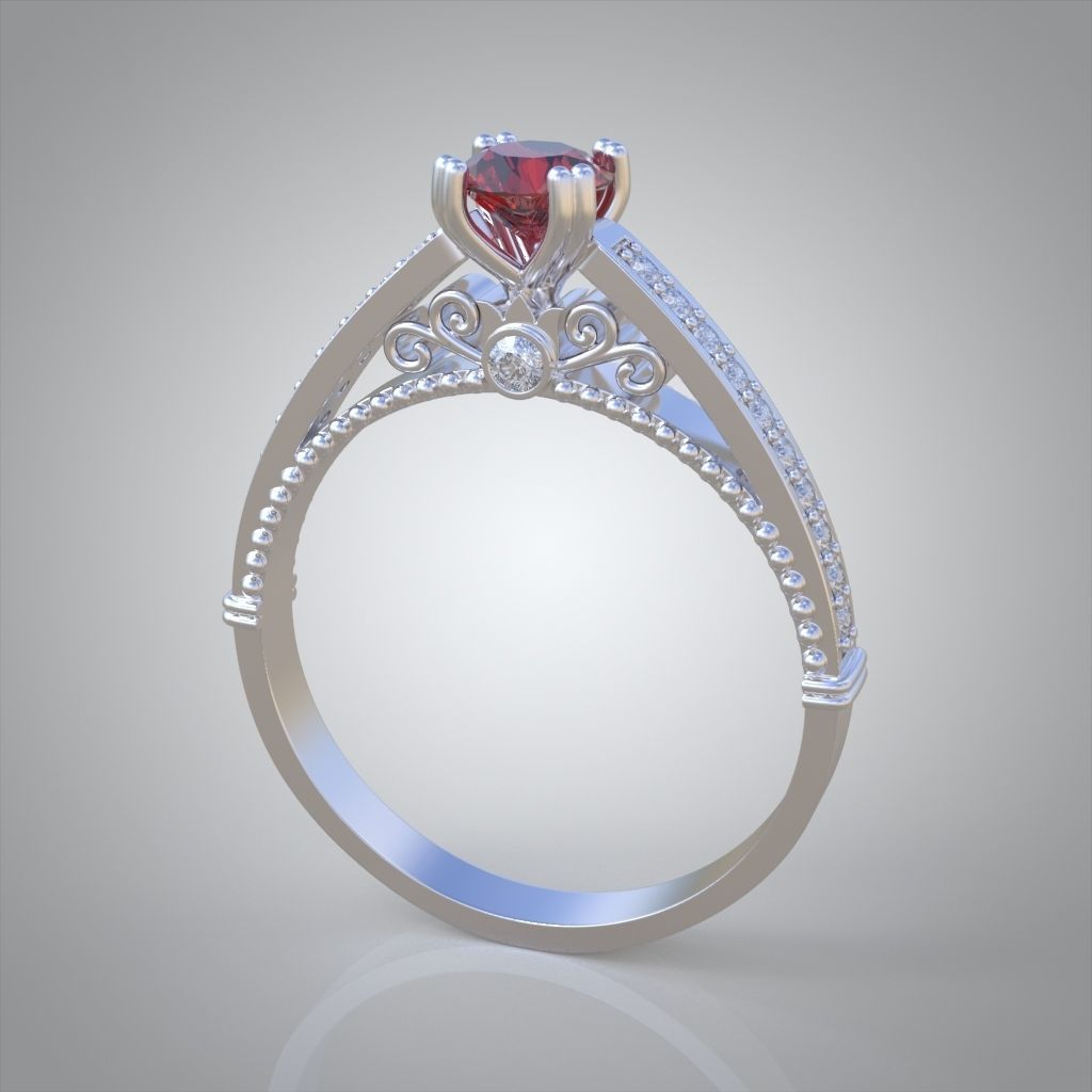 Ring 3D model 0217 3D printable model25ol 3D print model_8