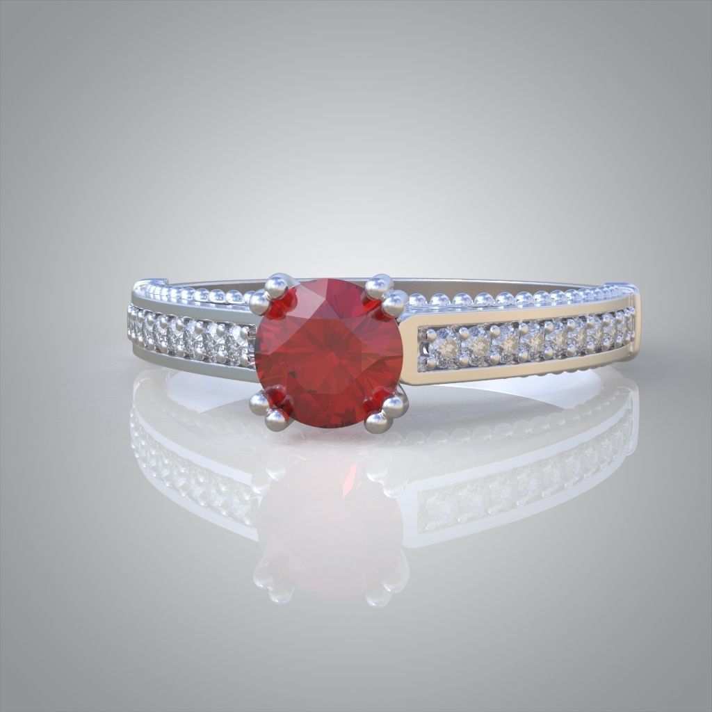 Ring 3D model 0217 3D printable model25ol 3D print model_5