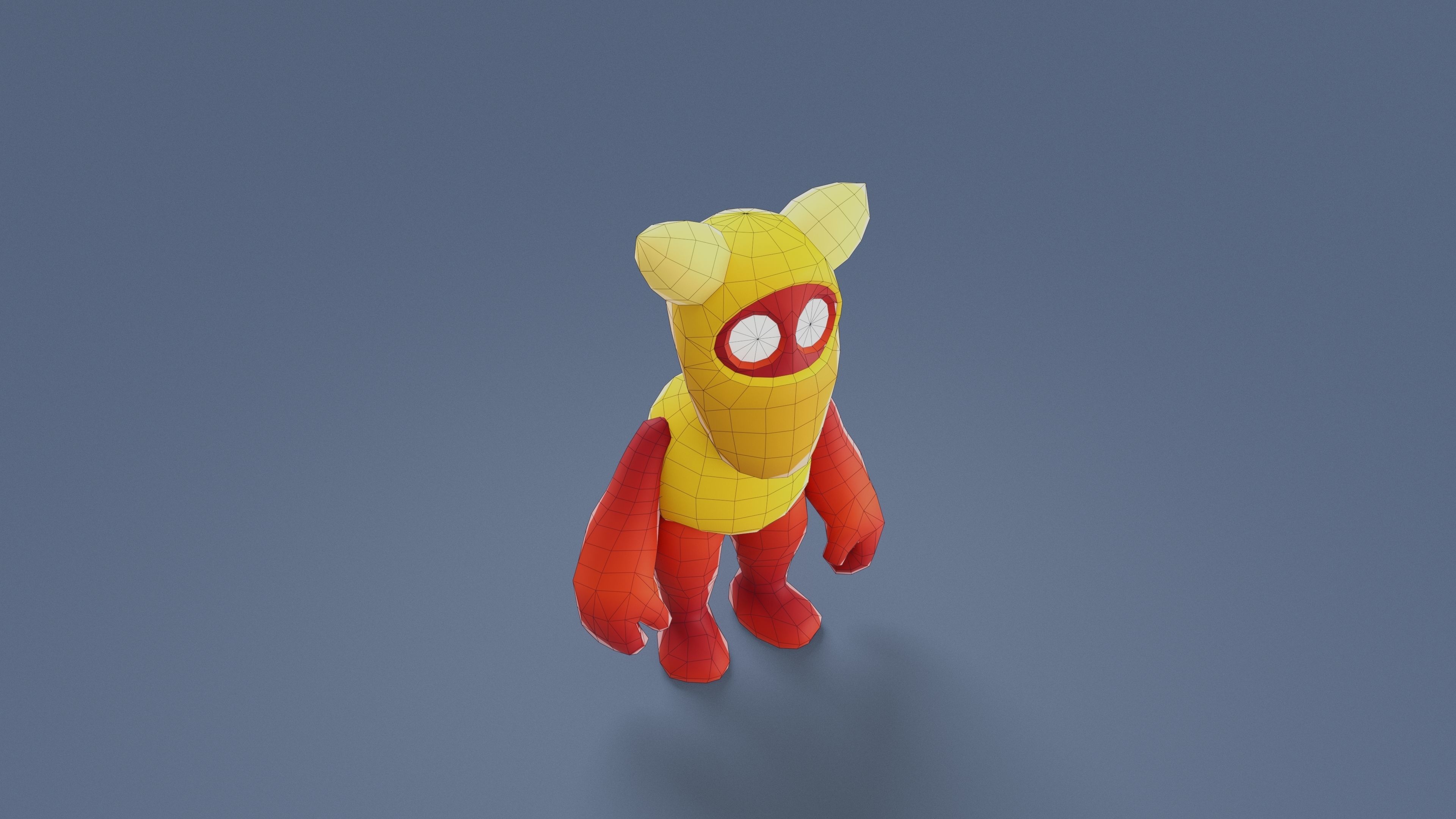 Cartoon Characters - Evolution Armored Warrior Low-poly 3D model_30