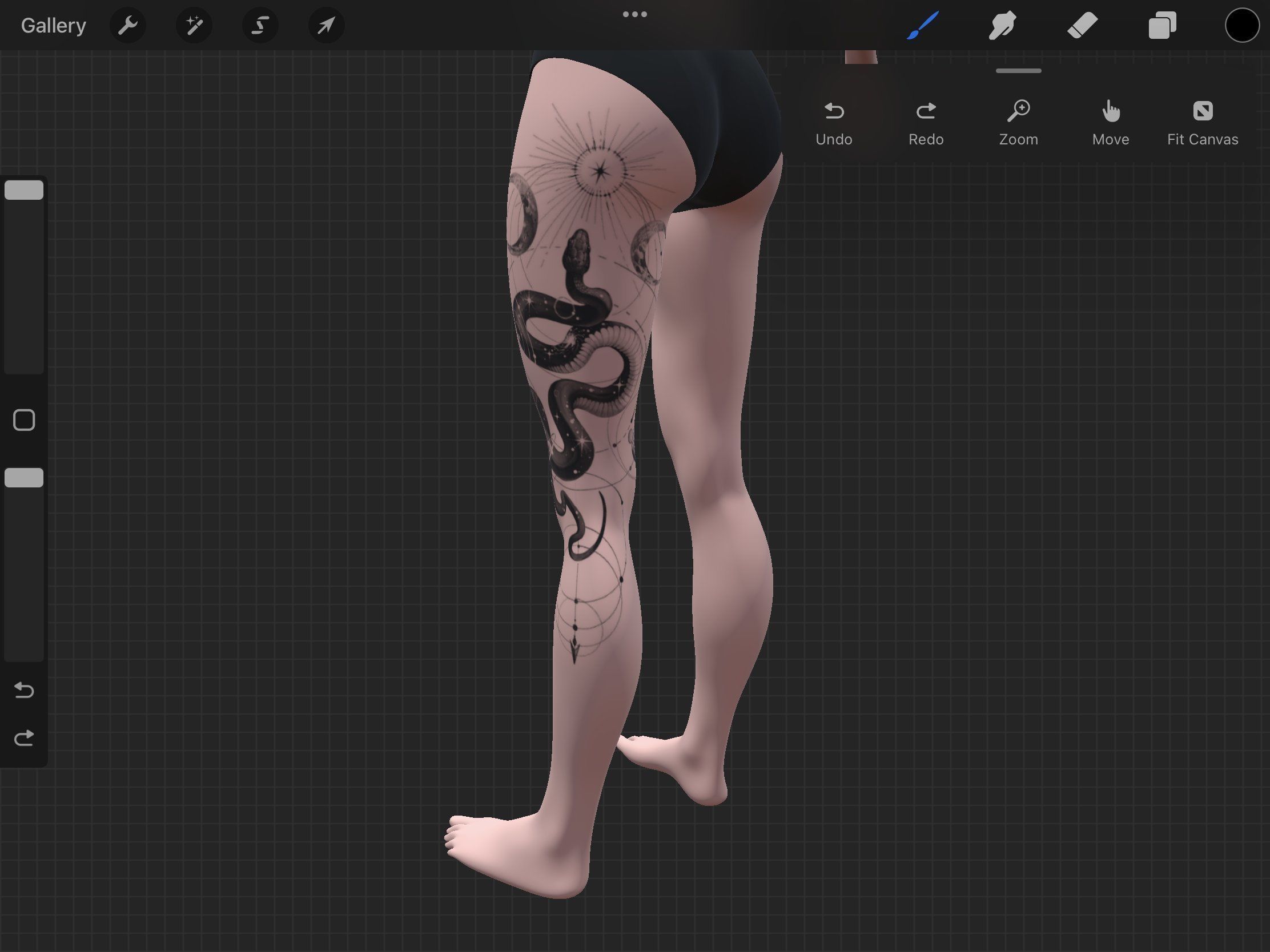 Procreate 3d Model - Female Bundle 3D model_4