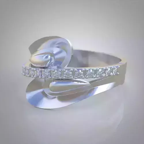 Ring 3D model 0218 3D printable model9 3D print model