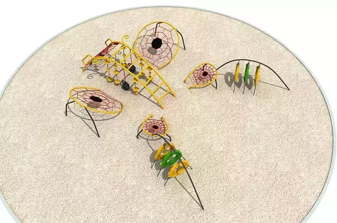 Butterfly jungle gym kids outdoor sport playground