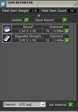 Huge Round Diamond ring 2575 3D print model 3D print model_8