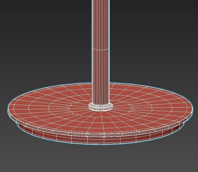 AVENUE floor lamp with shade 3D model_4