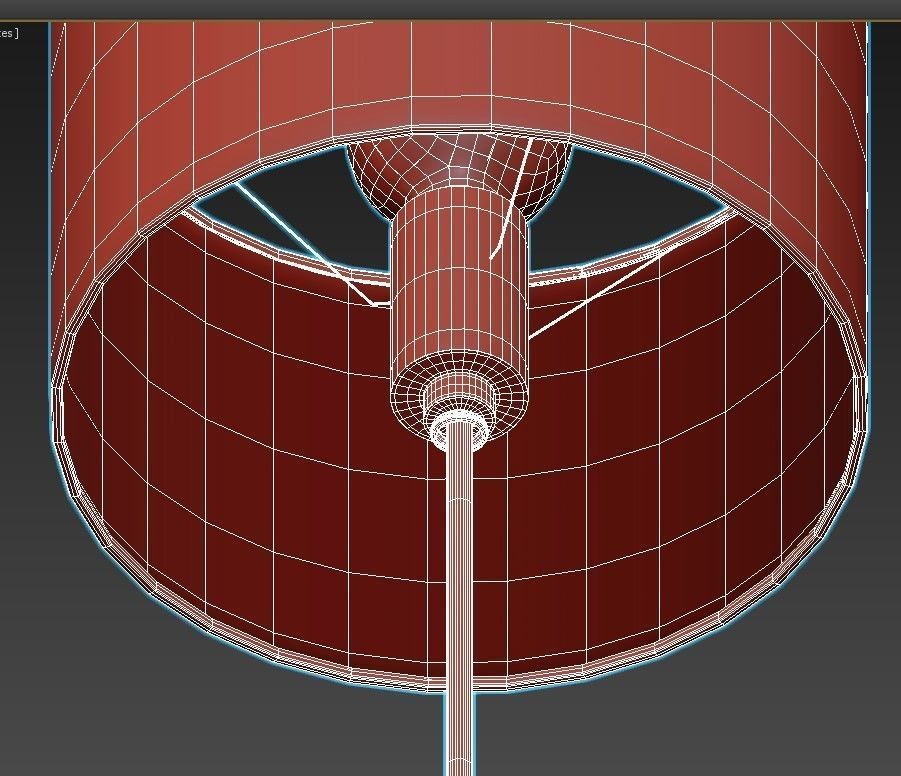 AVENUE floor lamp with shade 3D model_5