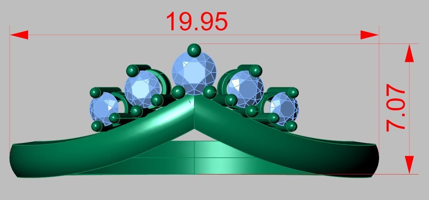 Ring 3D model 0220 3D printable model 3D print model_17