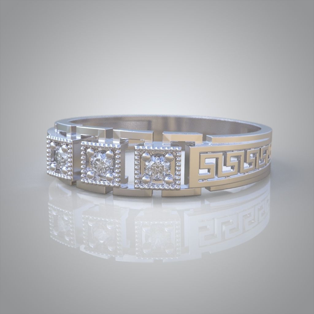 Ring 3D model 0221 3D printable model 3D print model_1