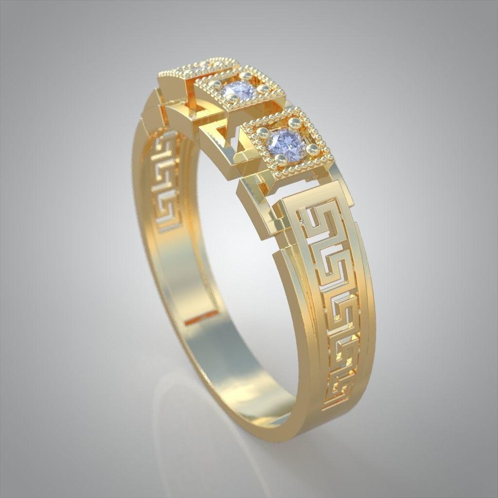 Ring 3D model 0221 3D printable model 3D print model_5
