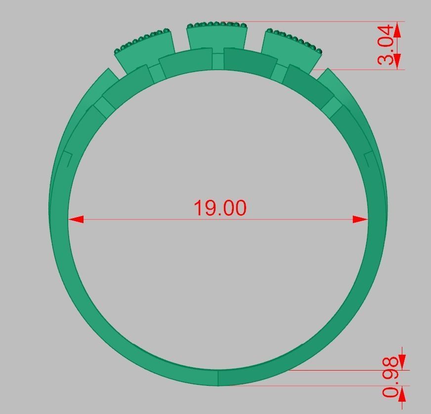 Ring 3D model 0221 3D printable model 3D print model_17