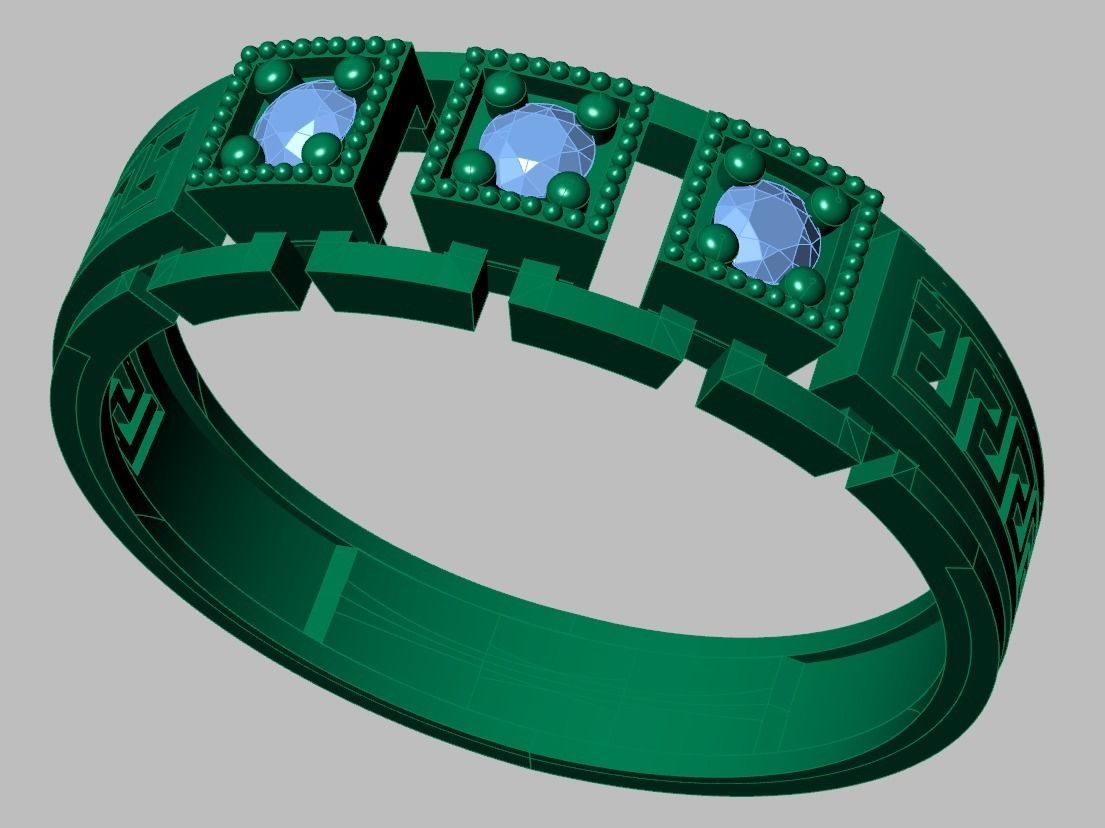 Ring 3D model 0221 3D printable model 3D print model_18