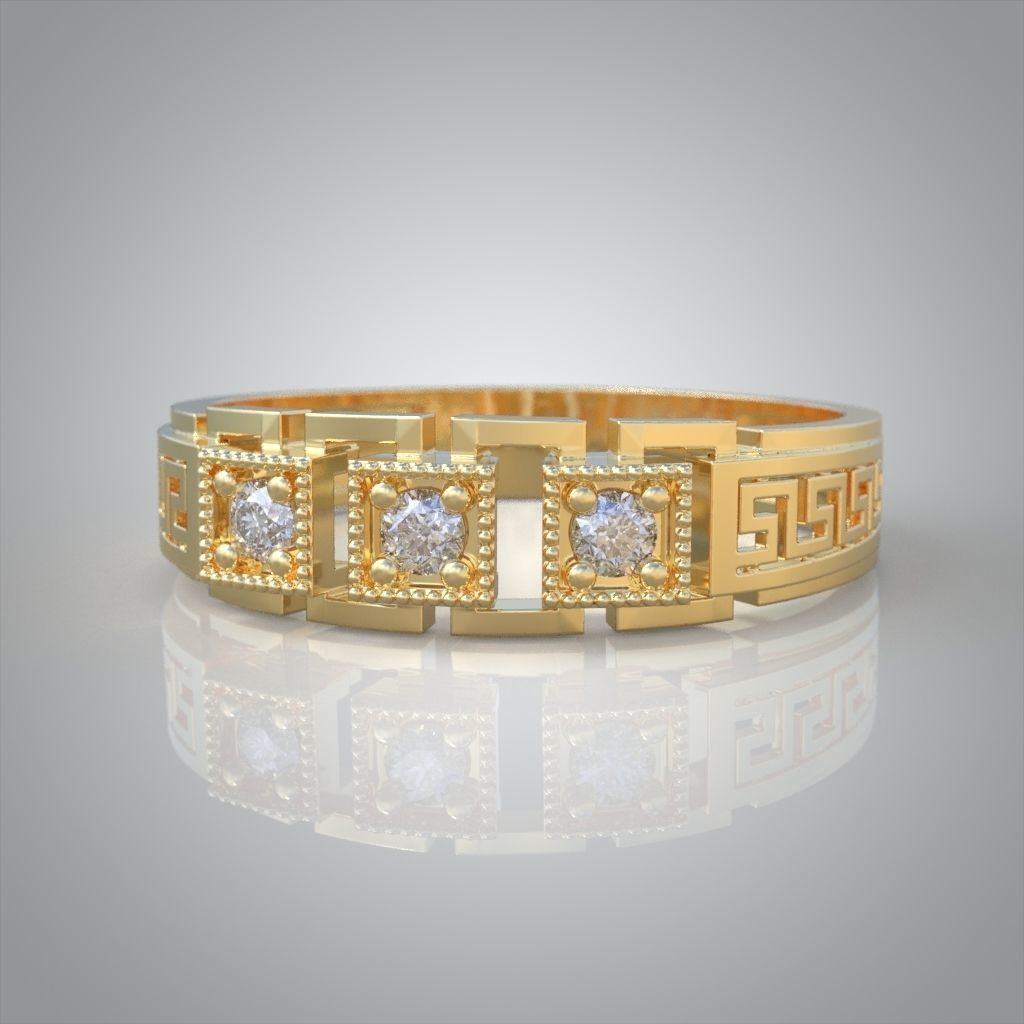 Ring 3D model 0221 3D printable model 3D print model_10