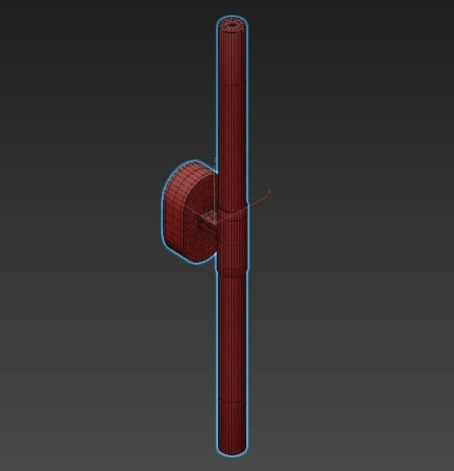BATHROOM pole 3D model_2
