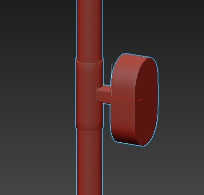 BATHROOM pole 3D model_4