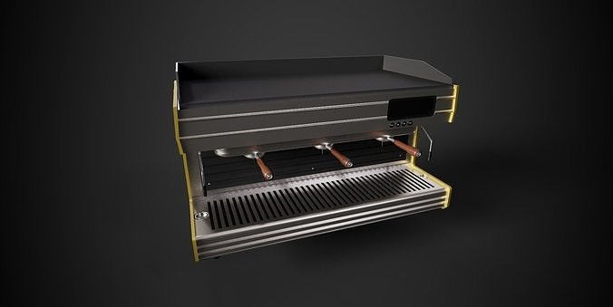 Coffee Machine Low-poly 3D model